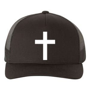 Pocket Cross Logo Yupoong Adult 5-Panel Trucker Hat