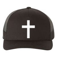 Pocket Cross Logo Yupoong Adult 5-Panel Trucker Hat