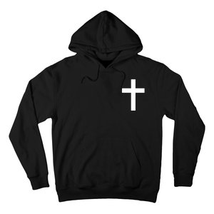 Pocket Cross Logo Hoodie