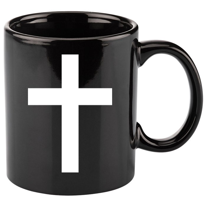 Pocket Cross Logo 11oz C Handle Ceramic Mug