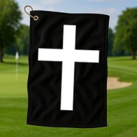 Pocket Cross Logo Golf Towel