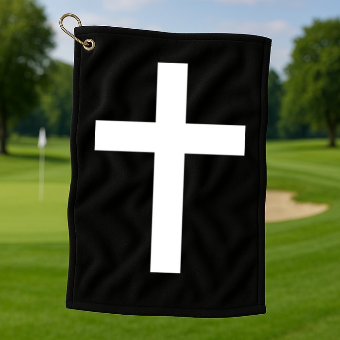 Pocket Cross Logo Golf Towel