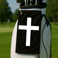 Pocket Cross Logo Golf Towel