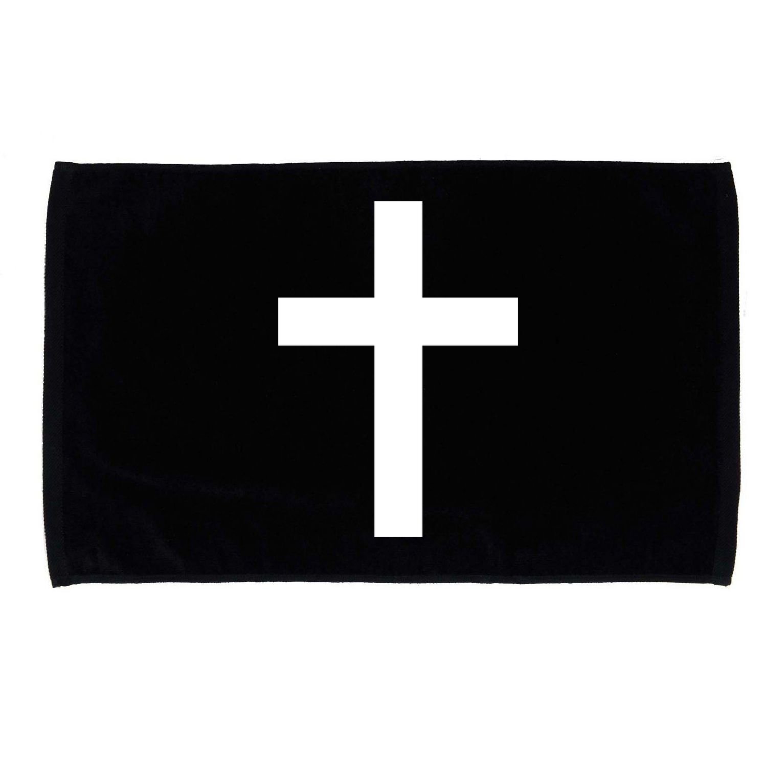 Pocket Cross Logo Microfiber Hand Towel