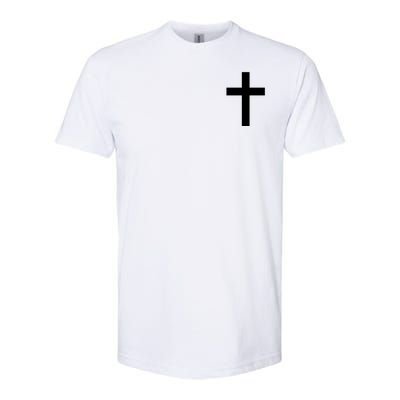 Pocket Cross Logo Softstyle® CVC T-Shirt