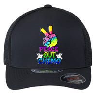 PeaceOut Chemo Last Day Of Chemo End Chemotherapy Cancer Flexfit Unipanel Trucker Cap