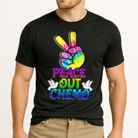 PeaceOut Chemo Last Day Of Chemo End Chemotherapy Cancer Cooling Performance Crew T-Shirt