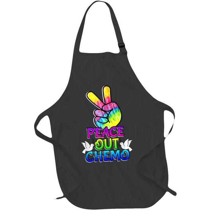 PeaceOut Chemo Last Day Of Chemo End Chemotherapy Cancer Apron