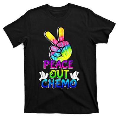 PeaceOut Chemo Last Day Of Chemo End Chemotherapy Cancer T-Shirt