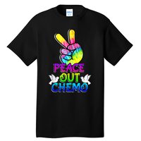 PeaceOut Chemo Last Day Of Chemo End Chemotherapy Cancer Tall T-Shirt