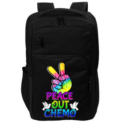 PeaceOut Chemo Last Day Of Chemo End Chemotherapy Cancer Impact Tech Backpack