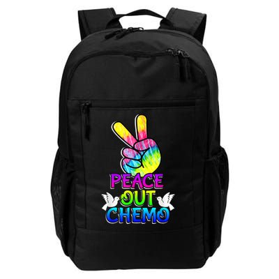 PeaceOut Chemo Last Day Of Chemo End Chemotherapy Cancer Backpack