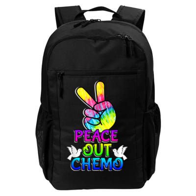 PeaceOut Chemo Last Day Of Chemo End Chemotherapy Cancer Daily Commute Backpack