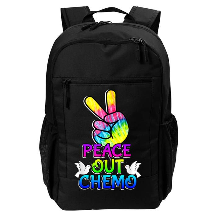 PeaceOut Chemo Last Day Of Chemo End Chemotherapy Cancer Daily Commute Backpack