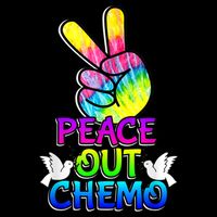 PeaceOut Chemo Last Day Of Chemo End Chemotherapy Cancer Sustainable Bucket Hat