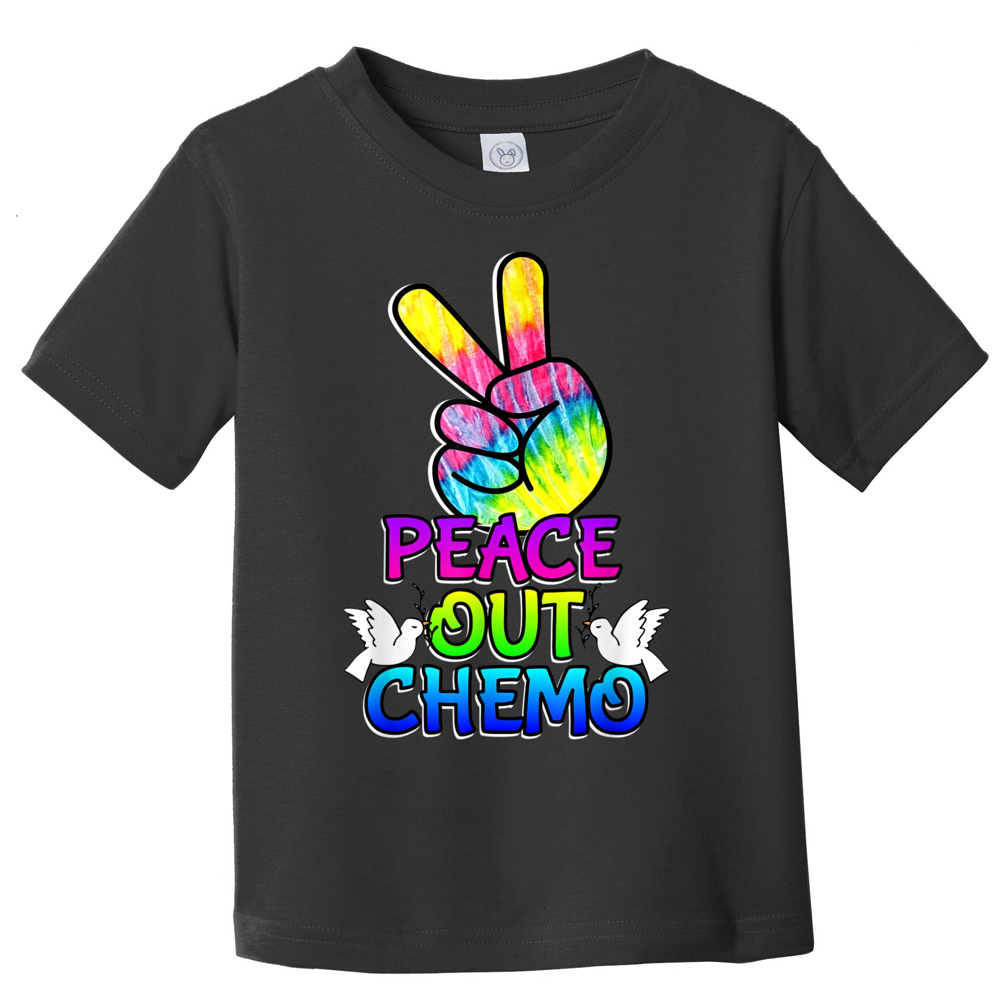 PeaceOut Chemo Last Day Of Chemo End Chemotherapy Cancer Toddler T-Shirt