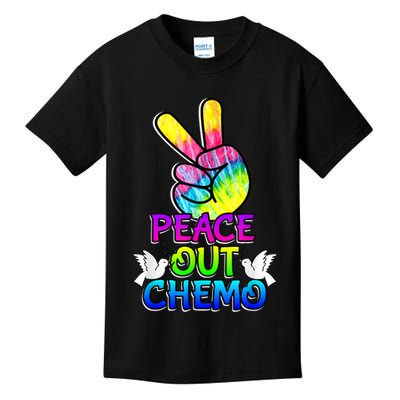 PeaceOut Chemo Last Day Of Chemo End Chemotherapy Cancer Kids T-Shirt
