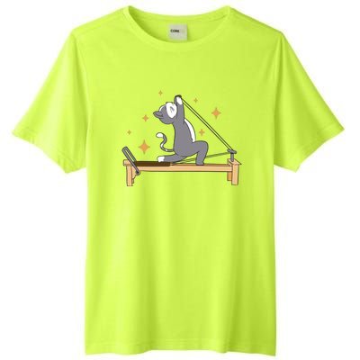 Pilates Cat Lover Funny Tall Fusion ChromaSoft Performance T-Shirt