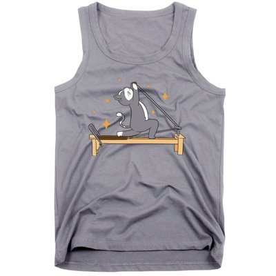 Pilates Cat Lover Funny Tank Top