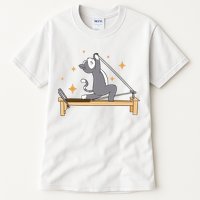 Pilates Cat Lover Funny Tall T-Shirt