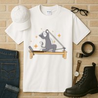 Pilates Cat Lover Funny Tall T-Shirt