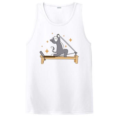 Pilates Cat Lover Funny PosiCharge Competitor Tank