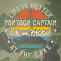 Pontoon Captain Life Is Better At The Lake Legacy Tie Dye Trucker Hat