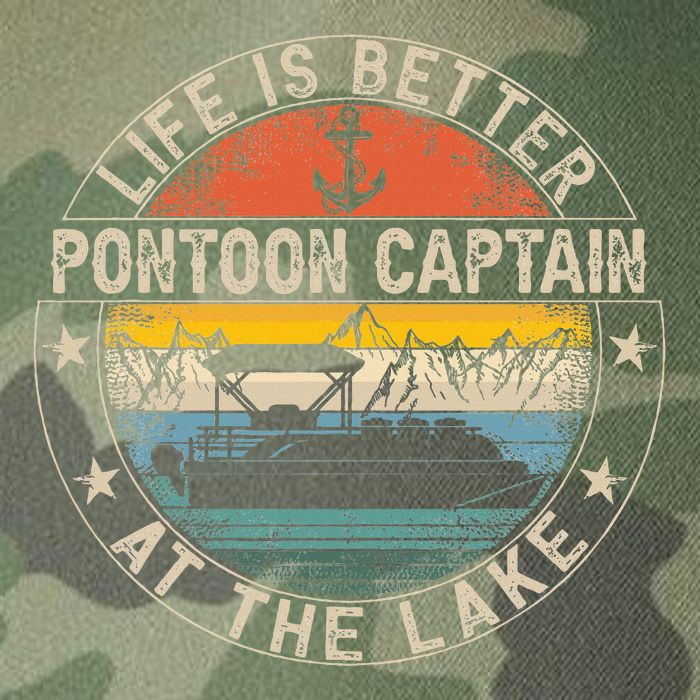 Pontoon Captain Life Is Better At The Lake Legacy Tie Dye Trucker Hat