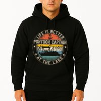 Pontoon Captain Life Is Better At The Lake Hoodie