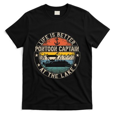 Pontoon Captain Life Is Better At The Lake T-Shirt