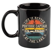 Pontoon Captain Life Is Better At The Lake 11oz C Handle Ceramic Mug