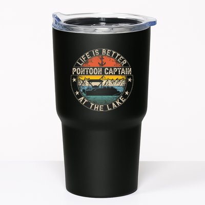 Pontoon Captain Life Is Better At The Lake Tumbler
