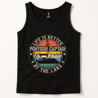 Pontoon Captain Life Is Better At The Lake Tank Top