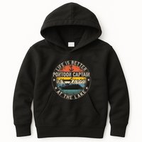 Pontoon Captain Life Is Better At The Lake Kids Hoodie