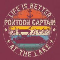 Pontoon Captain Life Is Better At The Lake 16oz Travel Tumbler