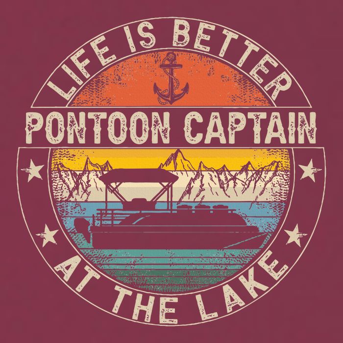Pontoon Captain Life Is Better At The Lake 16oz Travel Tumbler