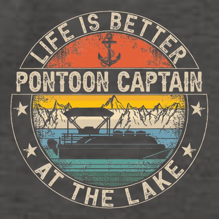 Pontoon Captain Life Is Better At The Lake Vector Backpack
