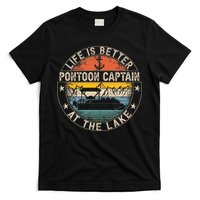 Pontoon Captain Life Is Better At The Lake T-Shirt