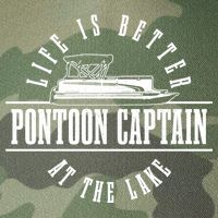 Pontoon Captain Life Is Better At The Lake Pontooning Boat Gift Legacy Tie Dye Trucker Hat
