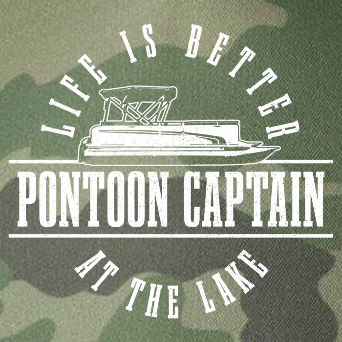 Pontoon Captain Life Is Better At The Lake Pontooning Boat Gift Legacy Tie Dye Trucker Hat