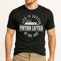 Pontoon Captain Life Is Better At The Lake Pontooning Boat Gift Performance Shirt