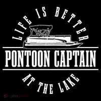 Pontoon Captain Life Is Better At The Lake Pontooning Boat Gift Backpack