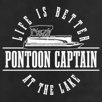 Pontoon Captain Life Is Better At The Lake Pontooning Boat Gift Microfiber Hand Towel