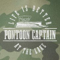 Pontoon Captain Life Is Better At The Lake Pontooning Boat Legacy Tie Dye Trucker Hat