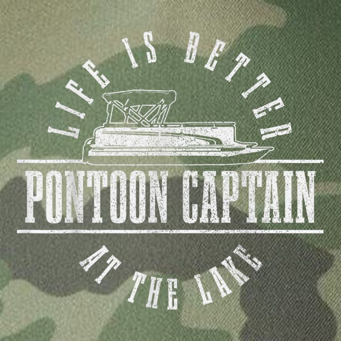 Pontoon Captain Life Is Better At The Lake Pontooning Boat Legacy Tie Dye Trucker Hat