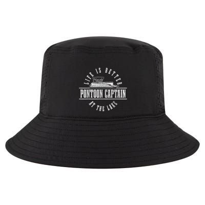 Pontoon Captain Life Is Better At The Lake Pontooning Boat Cool Comfort Performance Bucket Hat