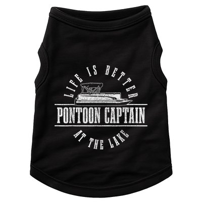 Pontoon Captain Life Is Better At The Lake Pontooning Boat Doggie Tank