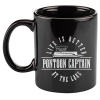 Pontoon Captain Life Is Better At The Lake Pontooning Boat 11oz C Handle Ceramic Mug