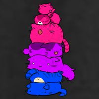 Pride Cat Lgbt Bisexual Flag Kawaii Cats Lgbt Pride Month Gift 7 Panel Mesh Trucker Snapback Hat