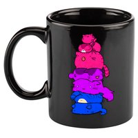 Pride Cat Lgbt Bisexual Flag Kawaii Cats Lgbt Pride Month Gift 11oz C Handle Ceramic Mug